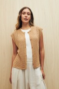 CHALECO LIA Caramelo