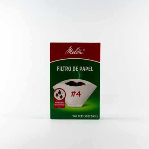 PAPEL FILTROS MELITTA # 4 Unica