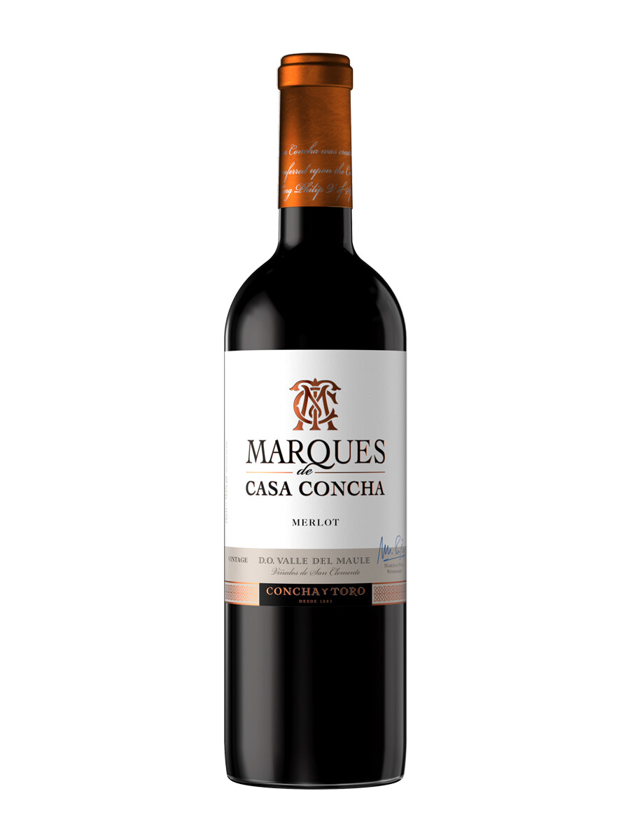 Vino Marques de Casa Concha Merlot 750 ml Vino Marques de Casa Concha Merlot 750 ml