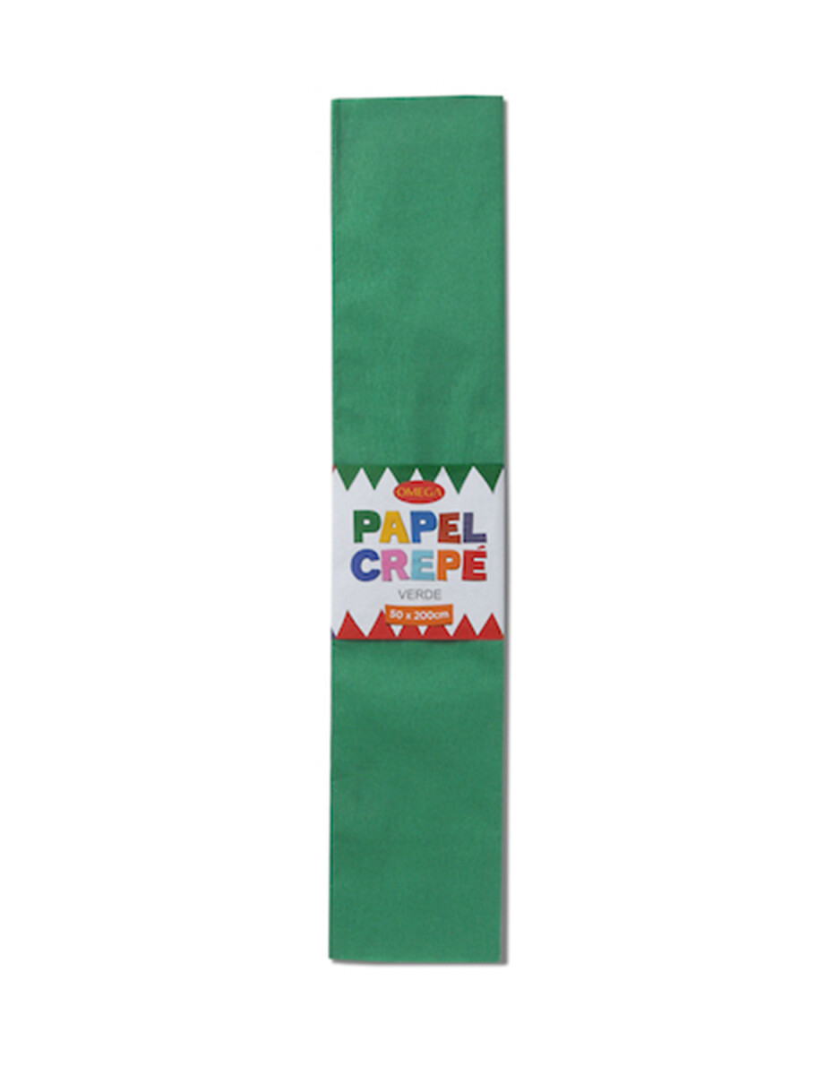 PAPEL CREPE 50cm x 2mts - VERDE 