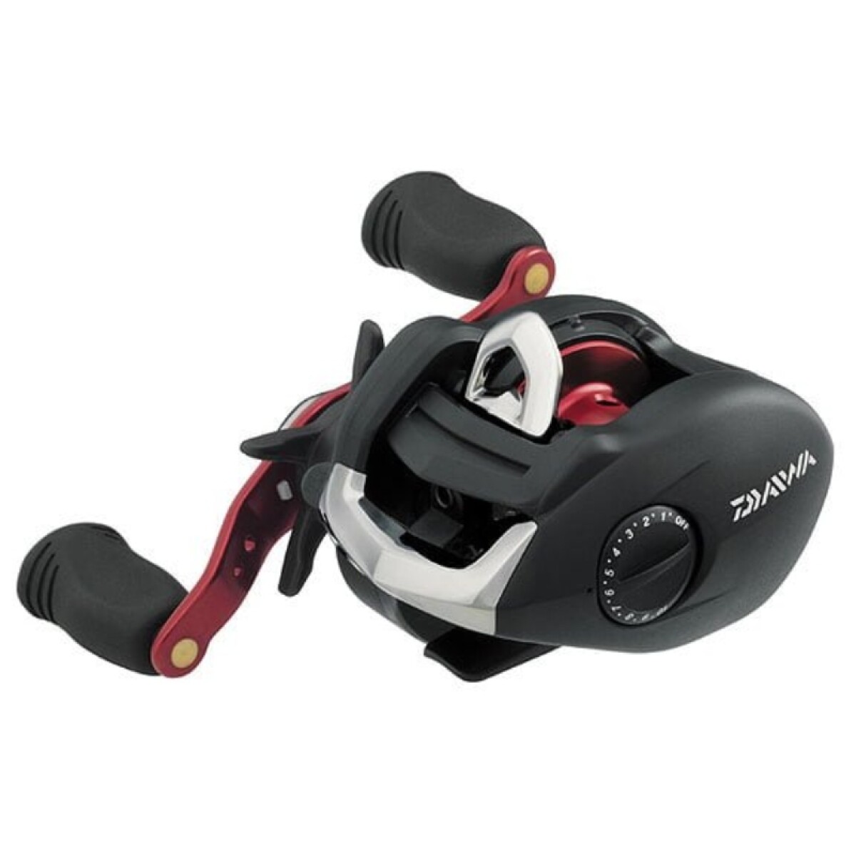 Reel Daiwa Megaforce low profile 6+1 rulemanes relacion 7.3:1 