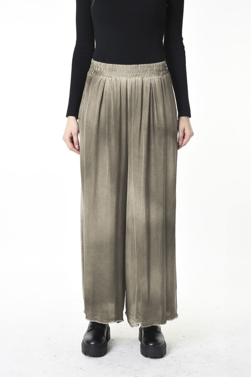 PANTALÓN ANCHO Verde