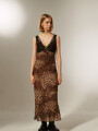 Vestido Plica Estampado 1