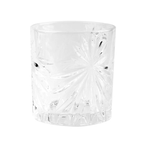 SET 6 PCS VASO TRANSPARENTE VIDRIO 1988-135