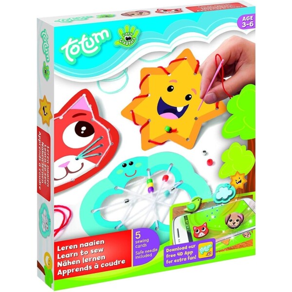 Totum Manualidades Juego Aprende A Coser Set Tarjetas Totum Manualidades Juego Aprende A Coser Set Tarjetas