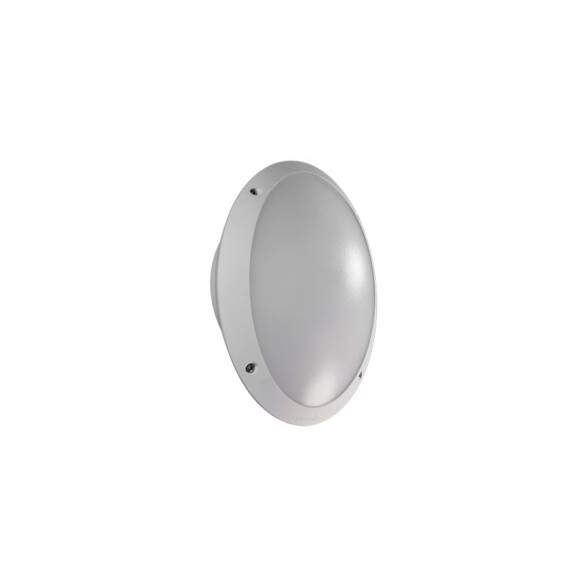 Plafón LED oval blanco IP66 E27 330x230mm MADDI1V3 FL0460