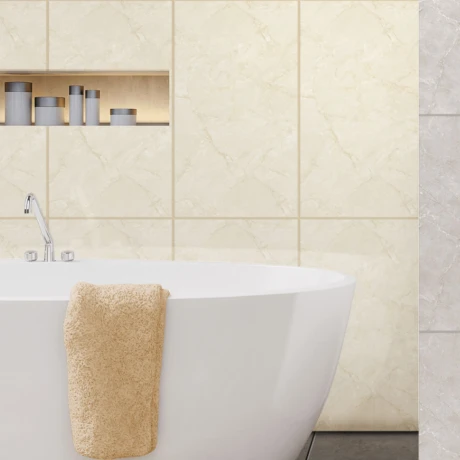 Ceramica Marmolado Beige Liso 32X56Cm Piso GAMAS DE BEIGE