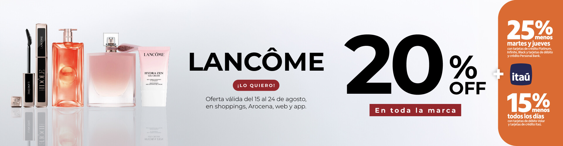 Lancome 20%