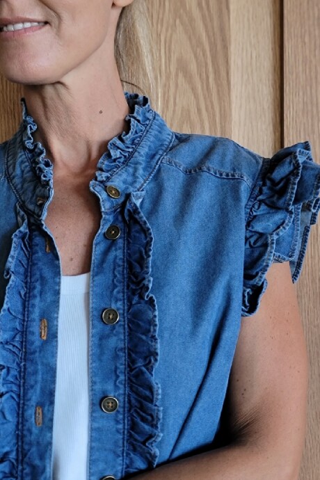 Chaleco Coco Denim Azul