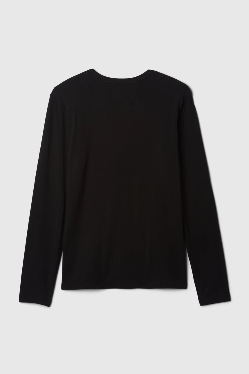 Remera Gràfico Manga Larga Niño True Black V2
