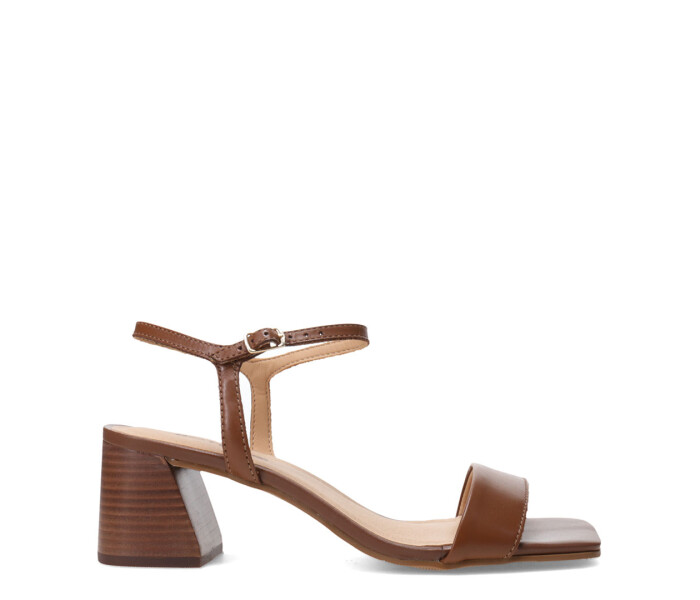 Sandalias de Mujer Bottero Taco Marrón Café