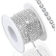 Hilo de Strass Cristales Plateado