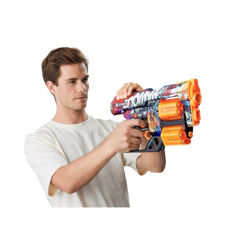 Escopeta de juguete lanzadora de dardos Zuru X-Shot Skins Dread con 12 dardos - Multicolor Multicolor
