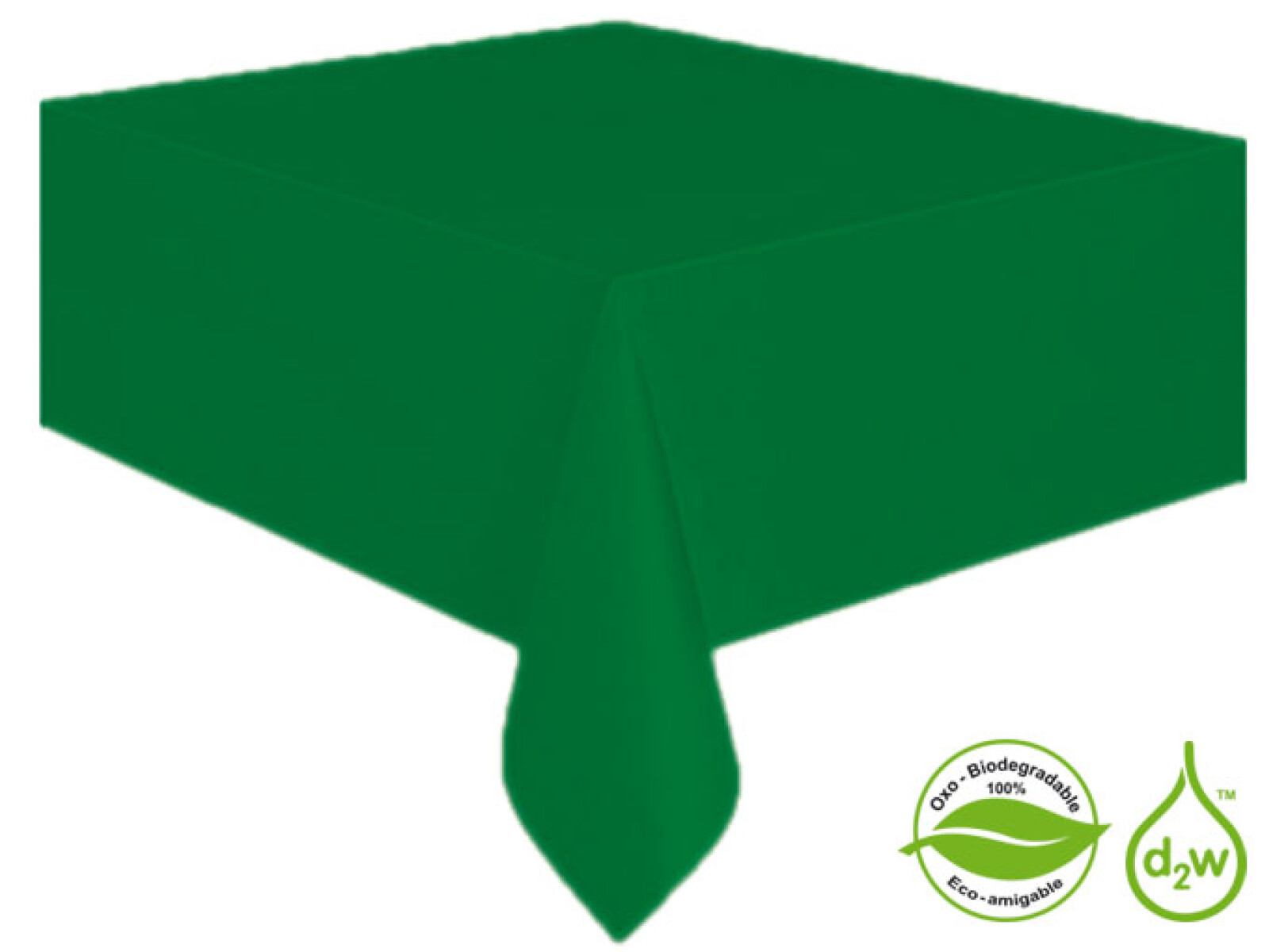 Mantel Biodegradable Rectangular - Verde 