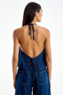 TOP DENIM Azul