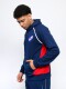 HOODIE DOLMAN Nacional Hombre Azul Marino, Rojo