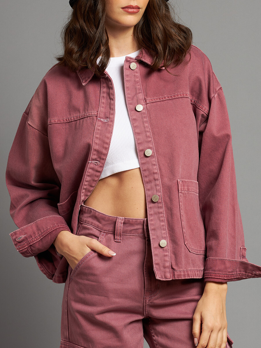 CAMPERA LARAK RUSTY - Rosado 