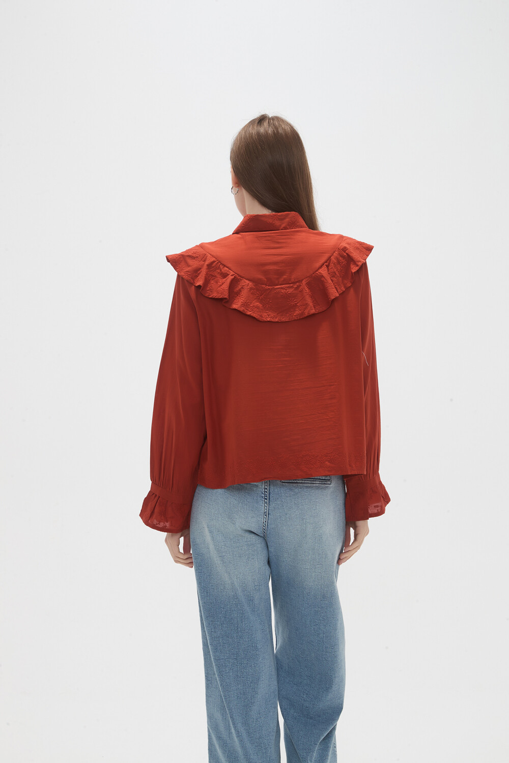 Camisa Hariet Ladrillo