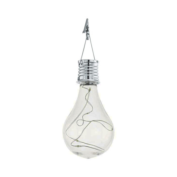 Lámpara bulbo LED solar p/colgar cálida Z-SOLAR EG3840
