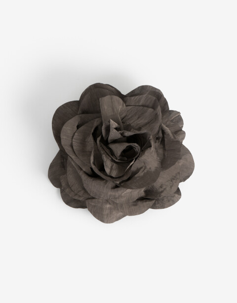 Hebillas Francesas Flores Hebillas - Marron Chocolate