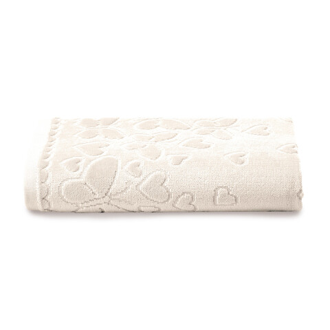 Toalla Mano Dohler Jacquard Romance 50 x 80 cm 100% Algodón BEIGE