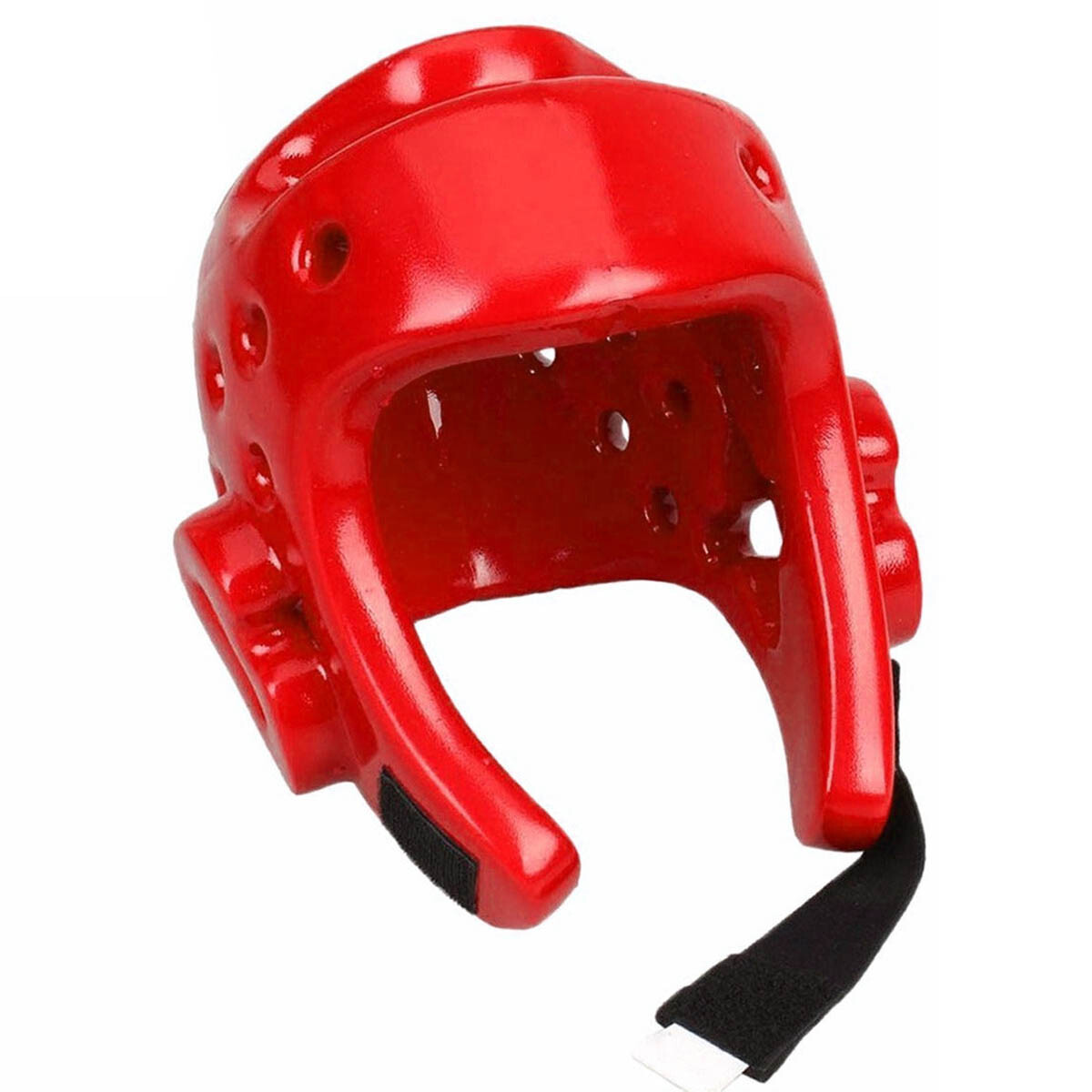 Casco Cabezal Protector Boxeo Taekwondo Karate Mma - Rojo 