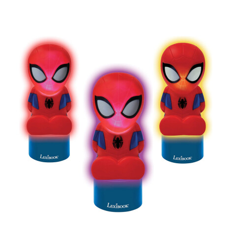 Veladora 3D con Luz LED y Parlante Lexibook 13 cm Spiderman