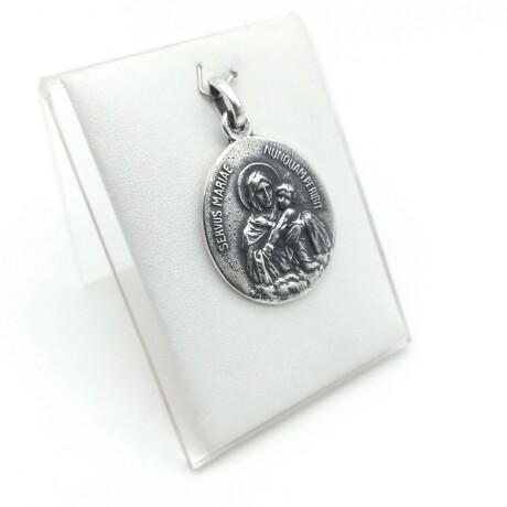 Medalla religiosa de plata 925, Virgen de Schoenstad yCorazón de Jesús. Medalla religiosa de plata 925, Virgen de Schoenstad yCorazón de Jesús.