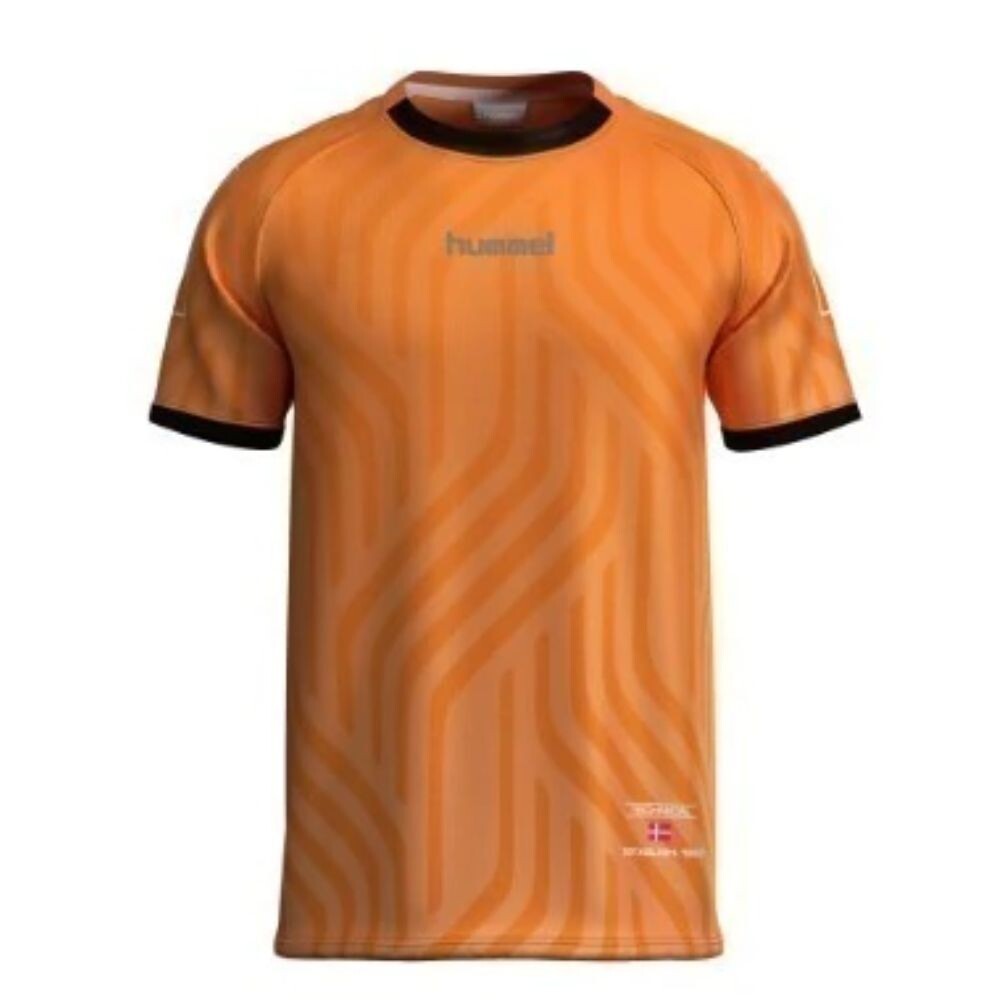 REMERA SUBLIMADA HOMBRE BARI NARANJA