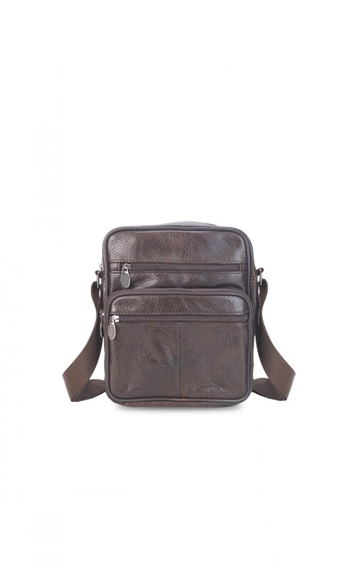 MORRAL CUERO TACUME CHOCOLATE
