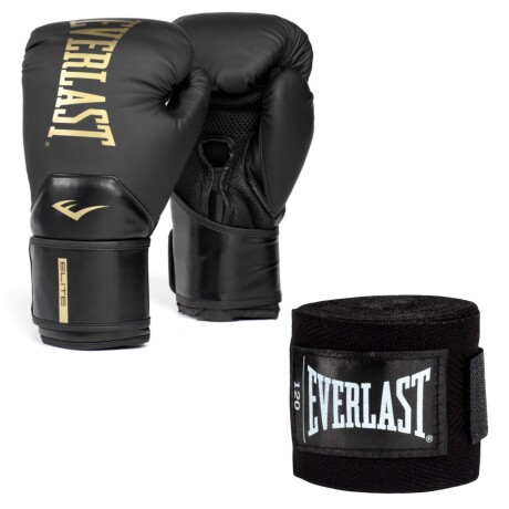 Combo Boxeo Everlast Guantes Profesionales + Vendas Combo Boxeo Everlast Guantes Profesionales + Vendas