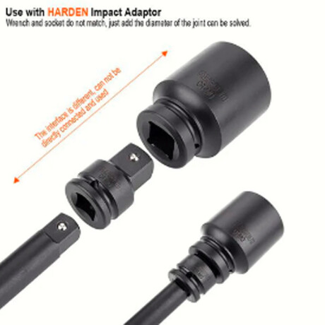 BARRA DE EXTENSIÓN DE IMPACTO DE 75 MM Y 1/2 N/a