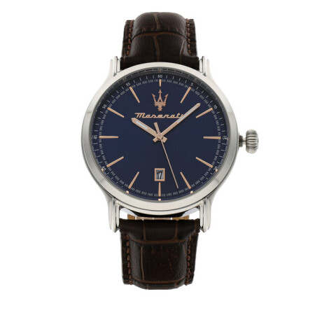 Reloj Maserati Clasico Cuero Azul 0