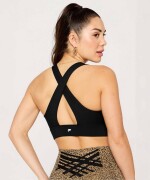 Bra Deportivo Oasis Twist Medium Impact Mujer Black