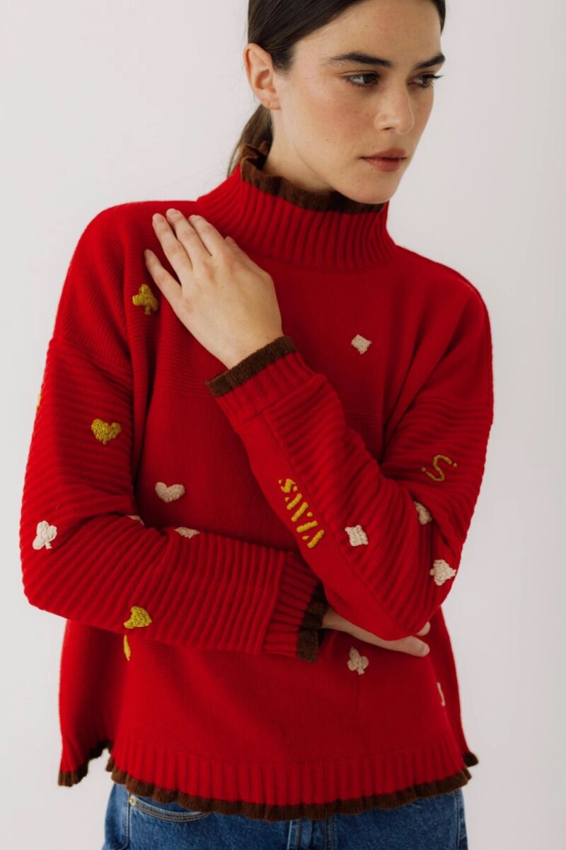 BUZO DOMINO Rojo