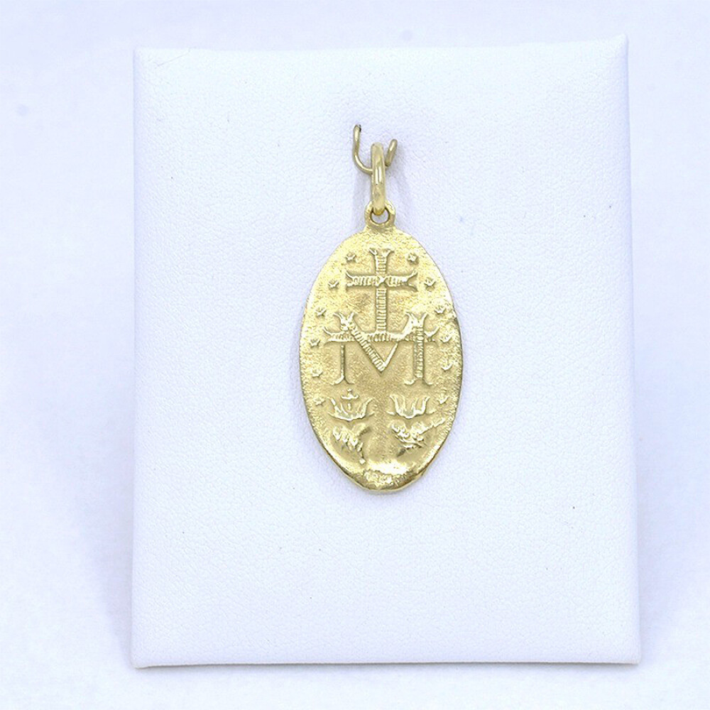 Medalla Virgen Milagrosa En Oro 18K Medalla Virgen Milagrosa En Oro 18K