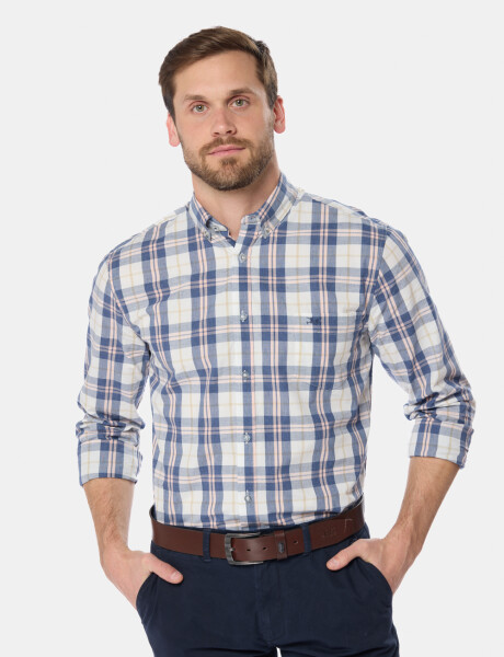 CAMISA A CUADROS Rosado