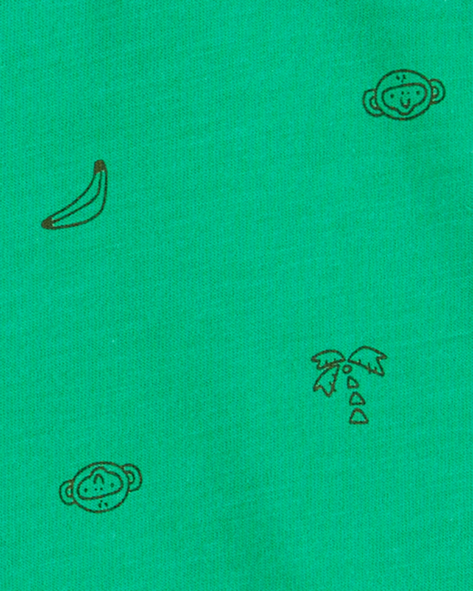 Set dos piezas, pantalón jean y body diseño tropical Set dos piezas, pantalón jean y body diseño tropical