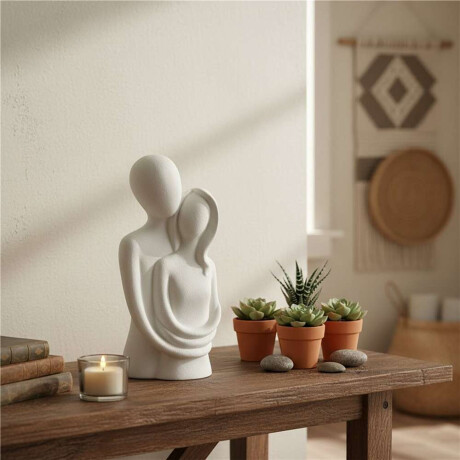 Adorno Pareja Ceramica 26X9X7Cm