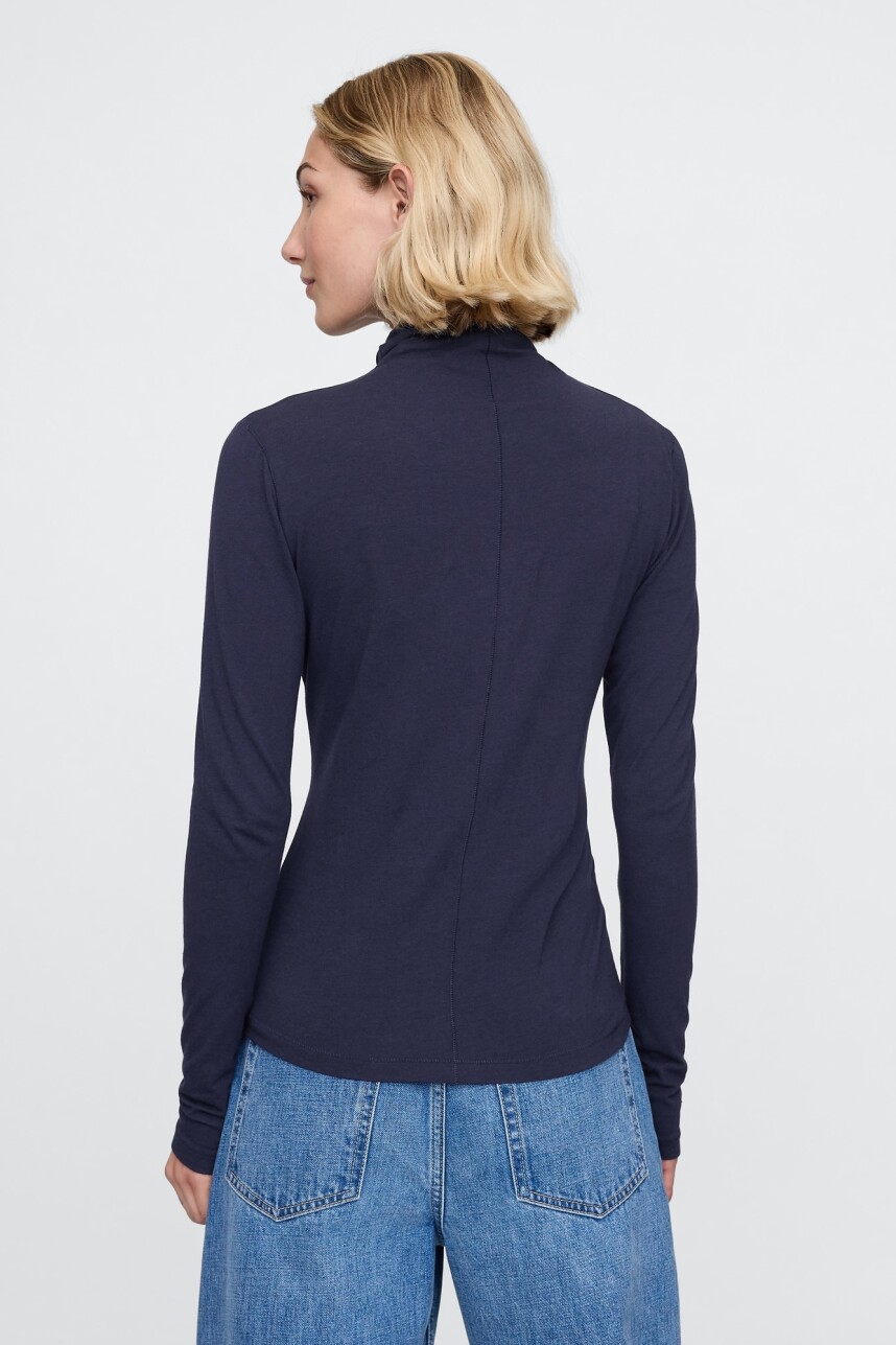 Remera Polera Mujer Navy Uniform