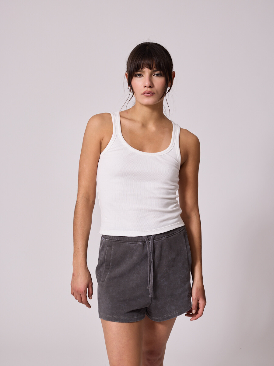 SHORT KAIA DIXIE Gris Oscuro