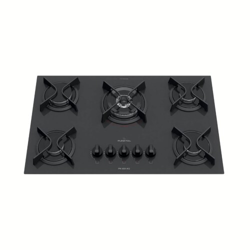 Anafe De Empotrar Vidrio Negro - Modelo PK- AG 950 5 Hornallas - Punktal Anafe De Empotrar Vidrio Negro - Modelo PK- AG 950 5 Hornallas - Punktal