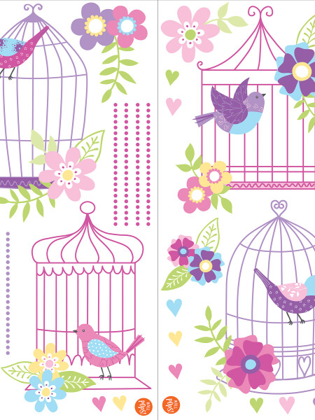 WALLPOPS CHIRPING THE DAY AWAY KIT N/A