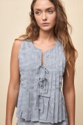 TOP VELA Negro/Blanco