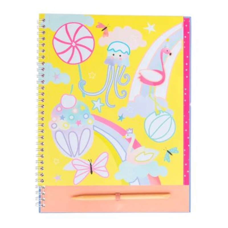 Libro encuadernado para intervenir Floss y Rock - Fantasia Libro Encuadernado Para Intervenir Floss Y Rock - Fantasia