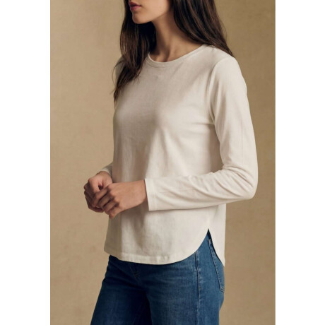 Remera Algodón Elastano Nacar