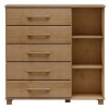 Comoda Finestra 1 Puerta 5 Cajones Ouro 2241-o Comoda Finestra 1 Puerta 5 Cajones Ouro 2241-o