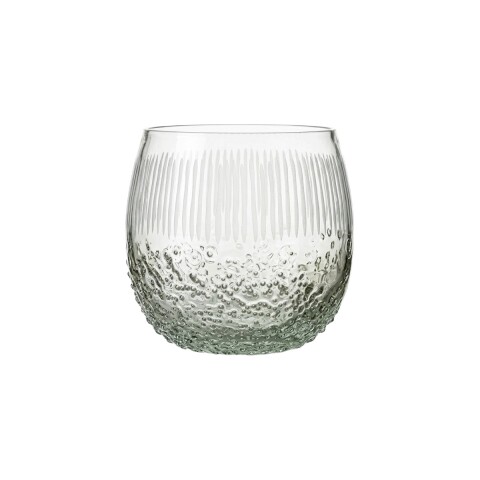 PORTA VELA VIDRIO GRIS 12CM Unica