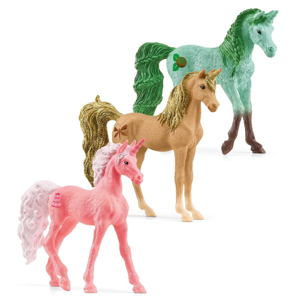 Juguete Figura Schleich Set 3 Unicornios Magicos Infantil 