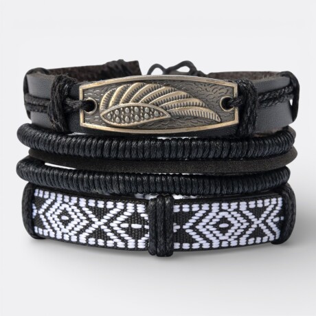 Pulsera Hombre Pack X4 Variedad Modelo 1